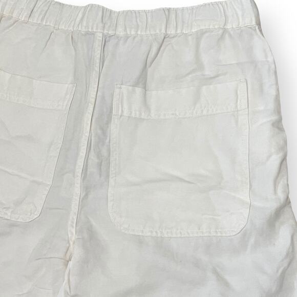 NWT Alex Mill The Non-Suit Pull On Short Size S Ecru Linen Blend Off White $125 - Picture 8 of 8